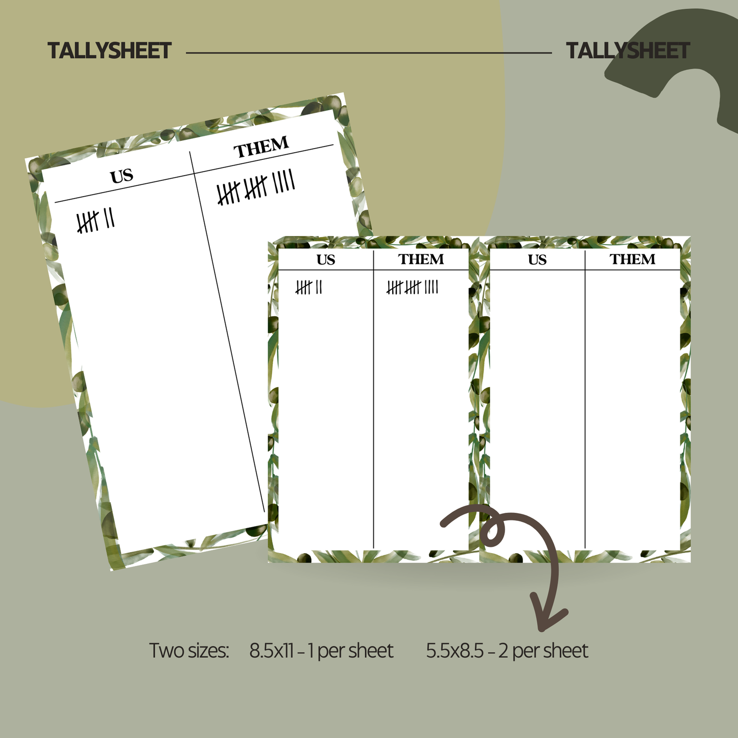 Olive Branch Bunco Set