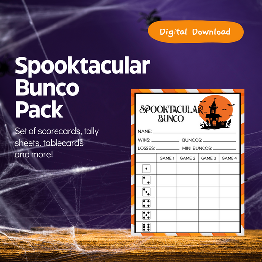 Spooktacular Bunco Set