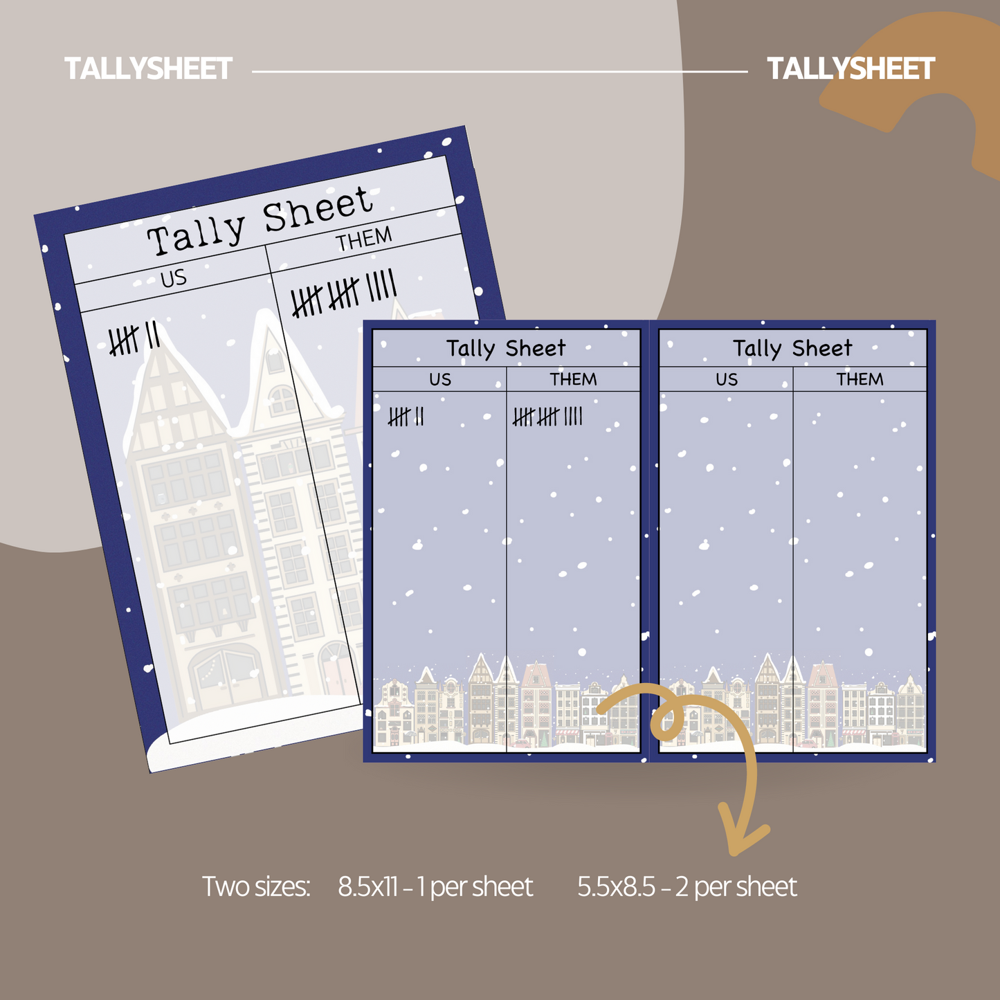 Christmas City Bunco Set