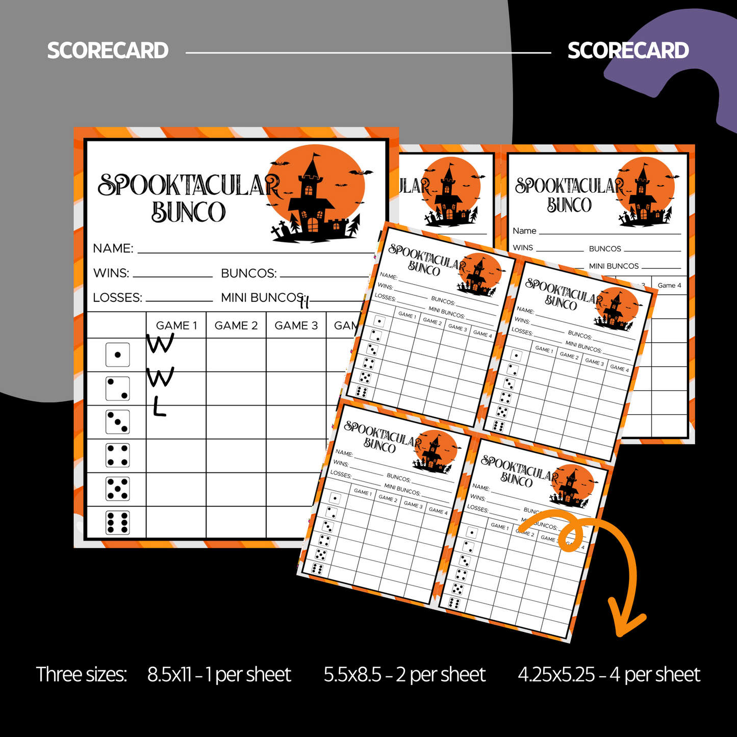 Spooktacular Bunco Set