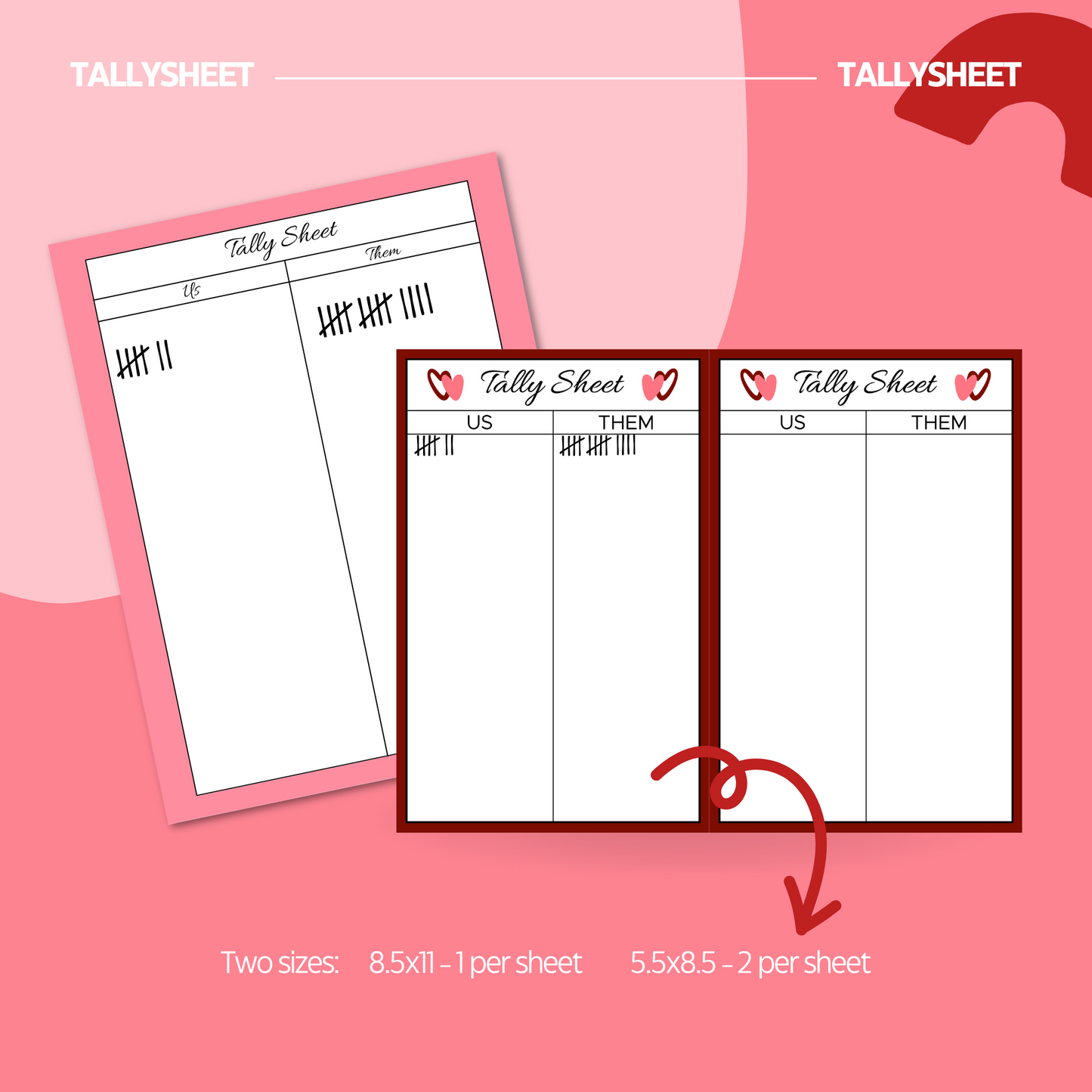 Galentine Bunco Set