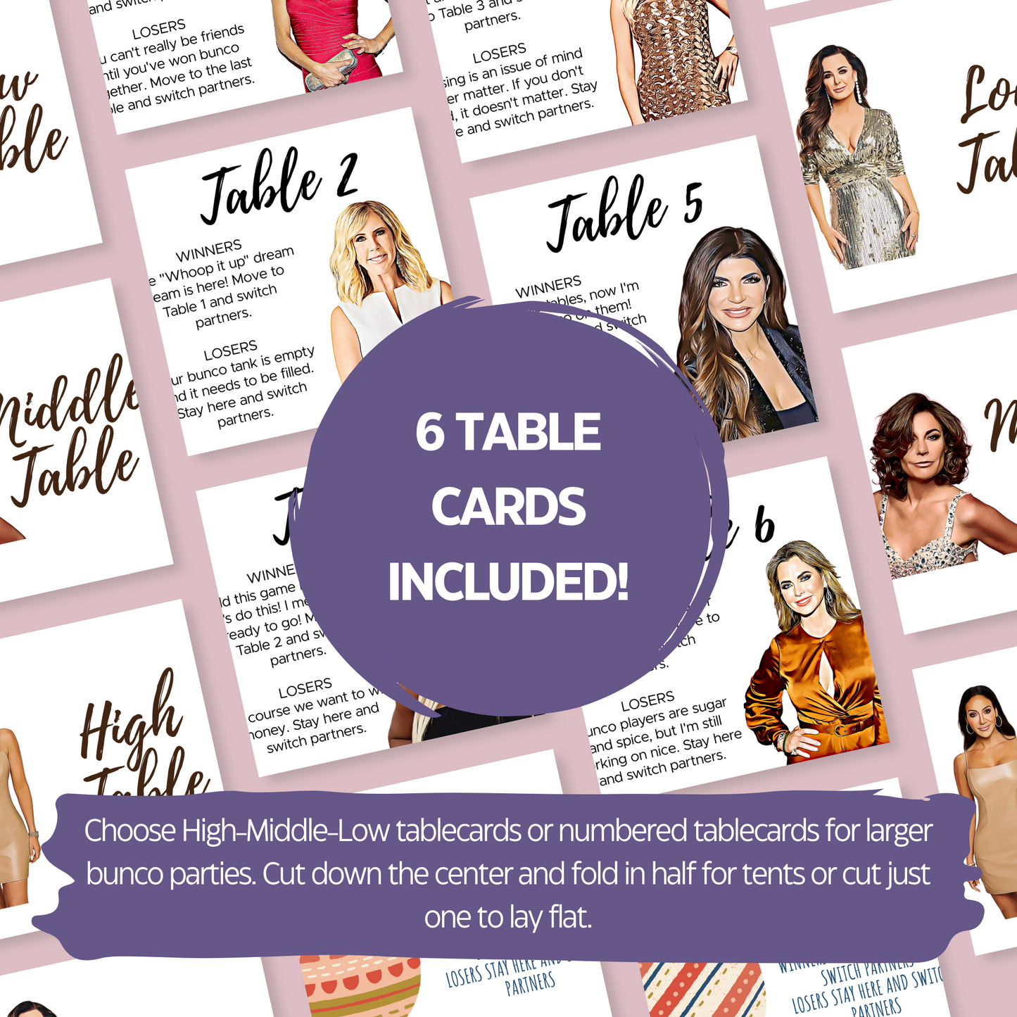 Housewives Bunco Set