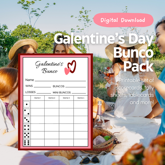 Galentine Bunco Set