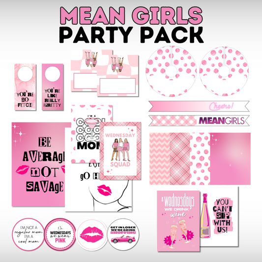 Mean Girls Printable Party Pack