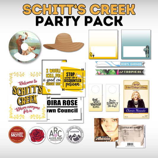 Schitt's Creek Printable Party Pack